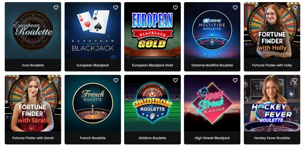 Quatro Casino Live Games